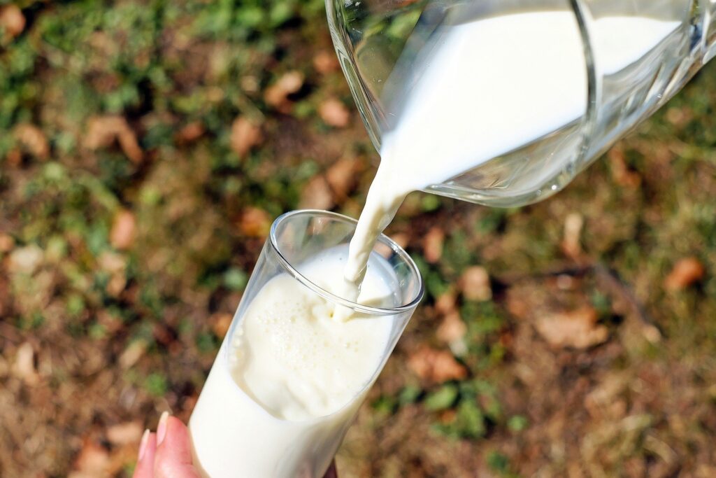 Kozie mlieko ako základná surovina na výrobu kozích mydiel Mydlove. 